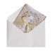 Laser Rose Invitation Card Iridescent Paper Business Invitation Thank You Card 
